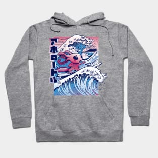 Axolotl Surf Vaporwave t shirt P R t shirt Hoodie